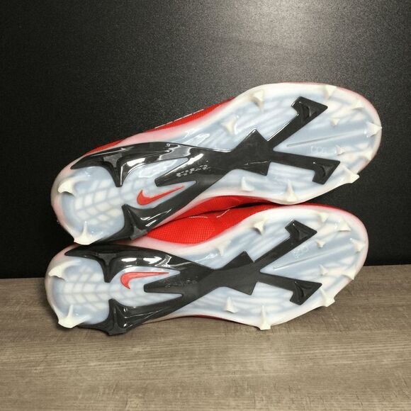 Nike Alpha Menace Elite 3 Football Cleats Red White CT6648-616 Men's Size 10.5 - Picture 6 of 7